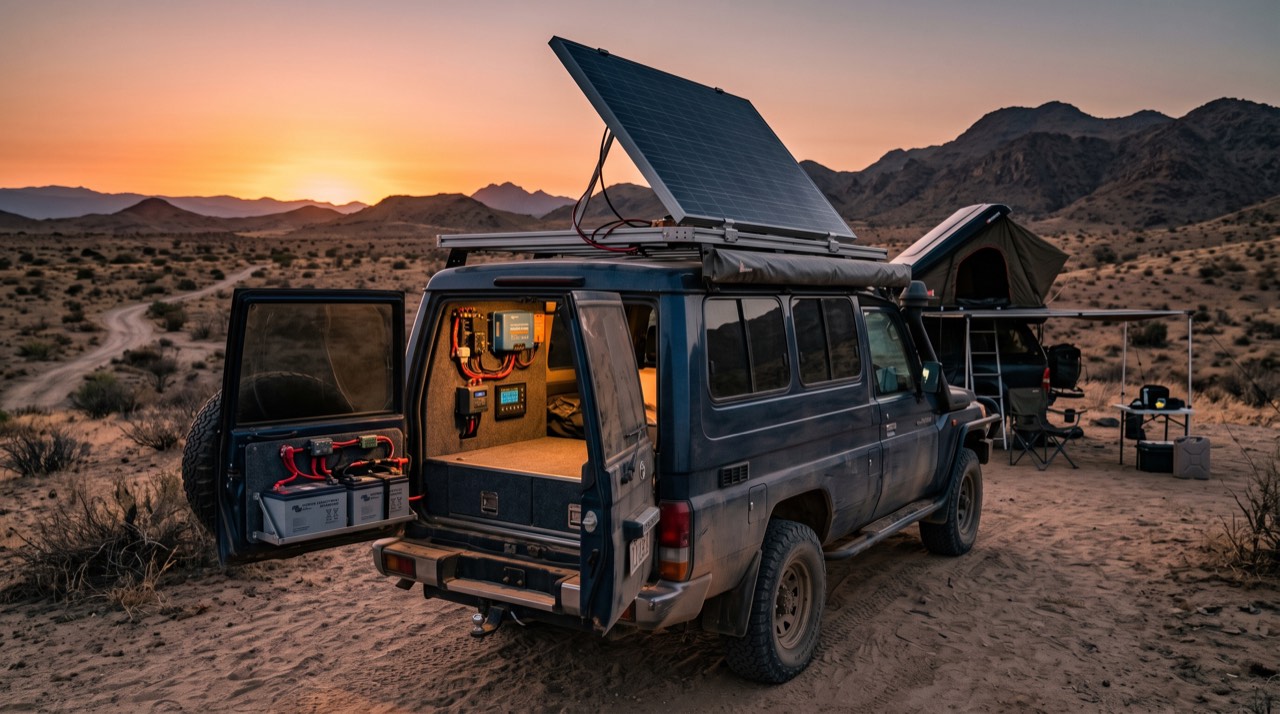 Dual Battery + Solar for Weekend Overland Trips